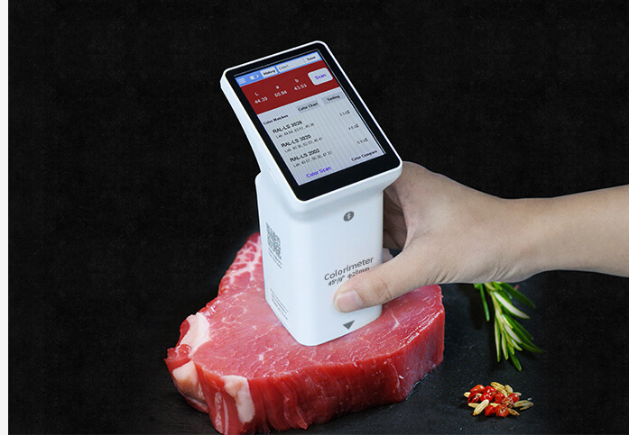 Scan color on meat