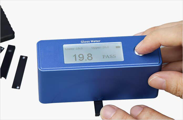 measuring small size plastic material