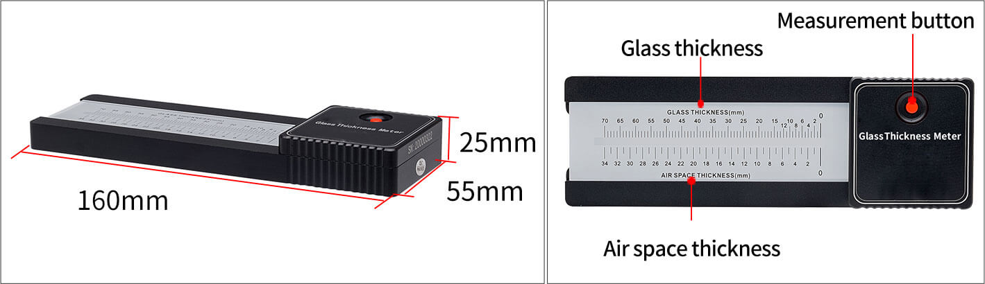 86200 glass thickness measuring tool appearance