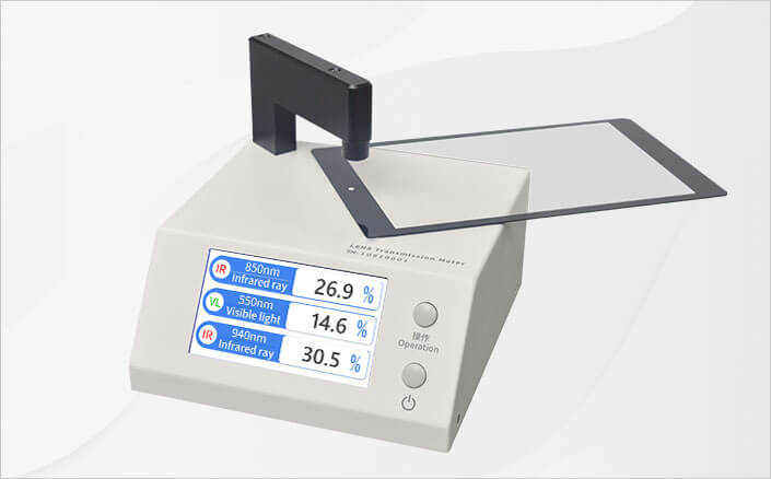 86108A transmission meter tests IR ink hole