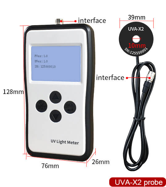 86125-UV-Light-Meter-UVA-X2-Probe 