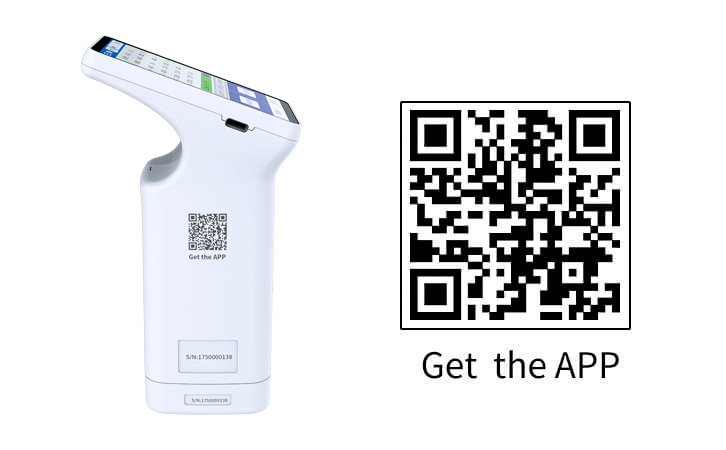 Scan the QR code on the device Scan the QR code on the device