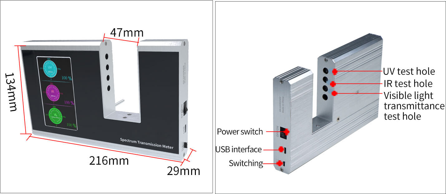 86183 UV transmission meter appearance 