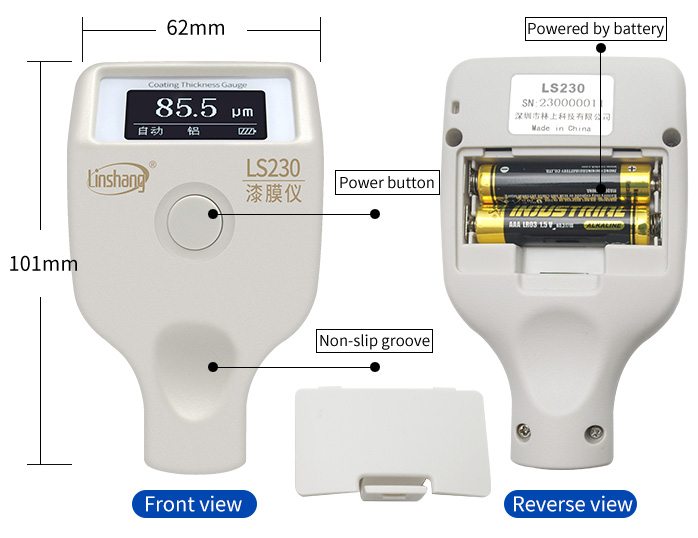 car paint meter structure