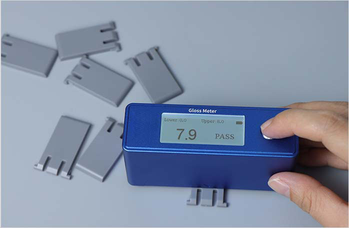 measuring small size plastic material