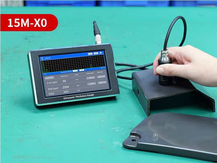 15M-X0 probe for testing plastic coatings