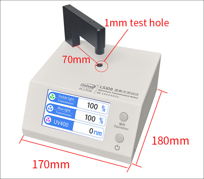 spectrum transmission meter｜LS108 light transmission meter-Linshang