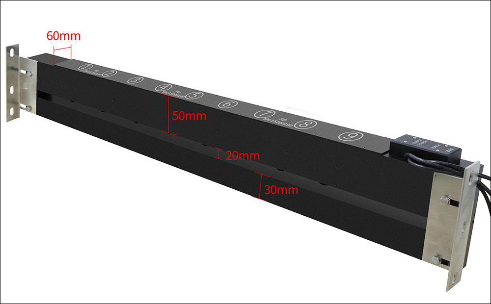 Schematic picture of the minimum dimensions of the 86152 that can be tailored