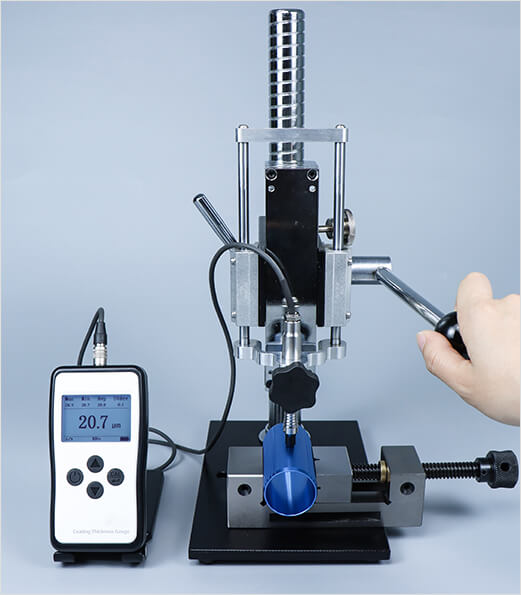 86225+N1500 Plating Thickness Gauge tests with fixture